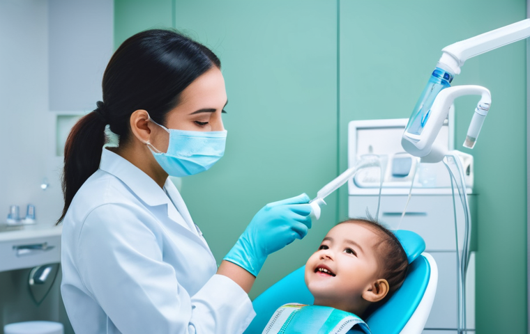 치과위생사 진료실 위생관리 체계 - **Image Prompt: Thorough Disinfection in a Dental Operatory**
    A pristine, well-appointed dental ...