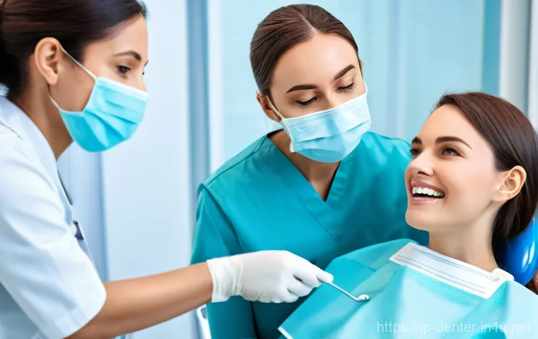 치과위생사 보조 진료 노하우 - Prompt 1: Modern Digital Dental Check-up**