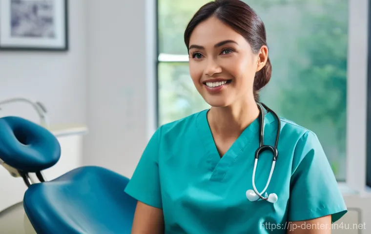 치과위생사 해외 근무 시 문화적 차이 - **Cultural Communication in a Dental Clinic**
    A bright, modern dental clinic in a bustling inter...