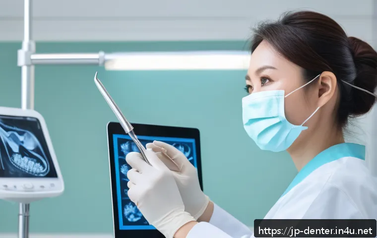 치과위생사 실기시험 준비 체크리스트 - A focused Japanese dental hygienist student practicing scaling techniques in a bright clinical train...